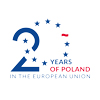 Logo of the 20th anniversary of Poland's membership in the EU